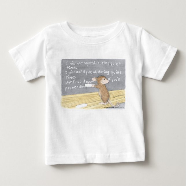 T-shirt Pour Bébé Maison-Souris Designs® - habillement (Devant)