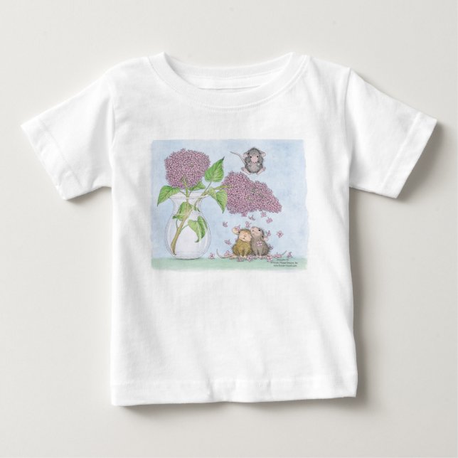 T-shirt Pour Bébé Maison-Souris Designs® - habillement (Devant)