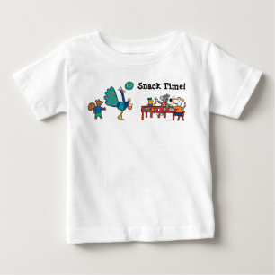T-shirt Pour Bébé Maisy and Friends Preschool Snack Time