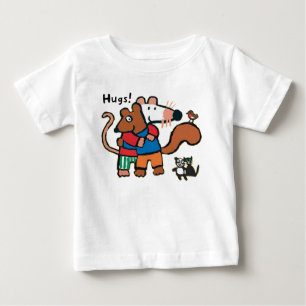 T-shirt Pour Bébé Maisy donne à Cyril un Hug