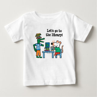 T-shirt Pour Bébé Maisy et amis Profitez de la bibliothèque