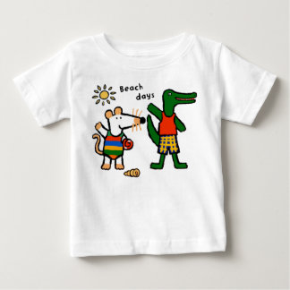 T-shirt Pour Bébé Maisy et Charley Beach Days