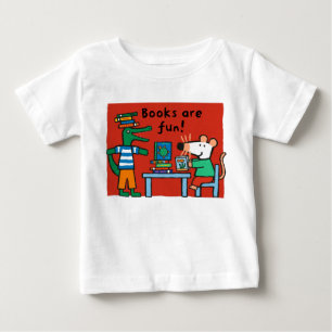 T-shirt Pour Bébé Maisy et Charley Lire des livres