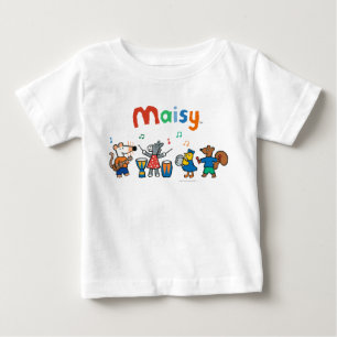 T-shirt Pour Bébé Maisy et les amis jouent dans la bande