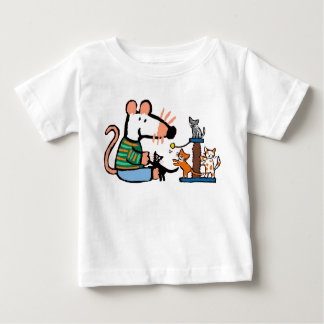 T-shirt Pour Bébé Maisy Joue avec Kittens