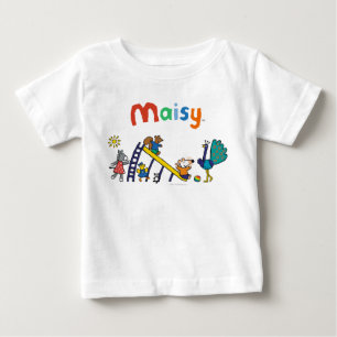 T-shirt Pour Bébé Maisy sur le terrain de jeu avec des amis
