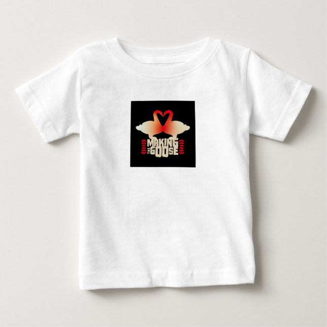 T-SHIRT POUR BÉBÉ MAKING THE GOOSE BY MASANSER PIXELAT (Devant)
