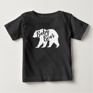 T-shirt Pour Bébé Mama Bear Baby shower Woodland Lodge