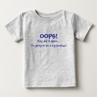 T-shirt Pour Bébé Maman a un petit frère