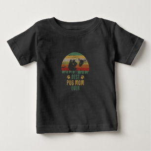 T-shirt Pour Bébé maman carlin