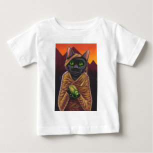T-shirt Pour Bébé Maman de chat noir