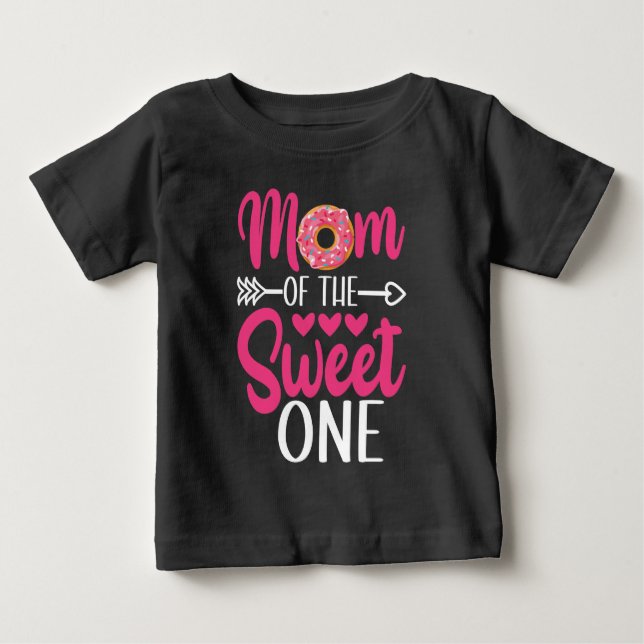 T-shirt Pour Bébé Maman de la douce âne saupoudrée (Devant)