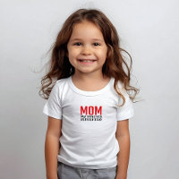 Maman Mon Super-héros pour toujours noir rouge