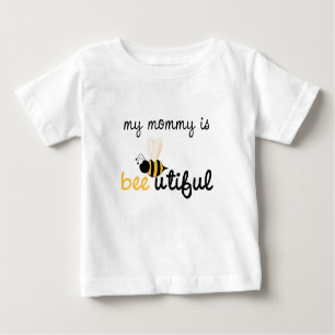 T-shirt Pour Bébé Maman utiful d'abeille