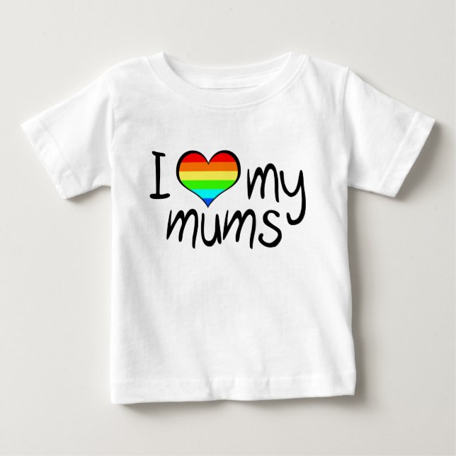 T-shirt Pour Bébé Mamans de bébé (Devant)