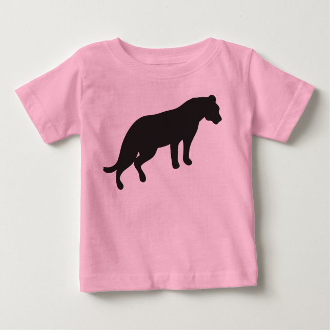 T-shirt Pour Bébé Mamba noir (Devant)