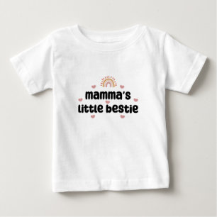 T-shirt Pour Bébé Mamma's Little Bestie - pour Maman & Baby