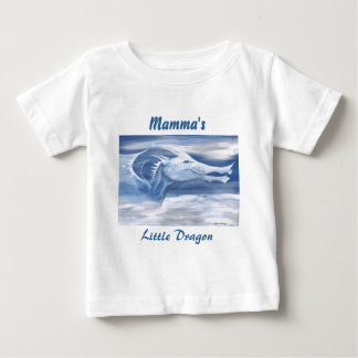 T-shirt Pour Bébé Mammas peu de dragon