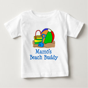 T-shirt Pour Bébé Mamo's Beach Buddy