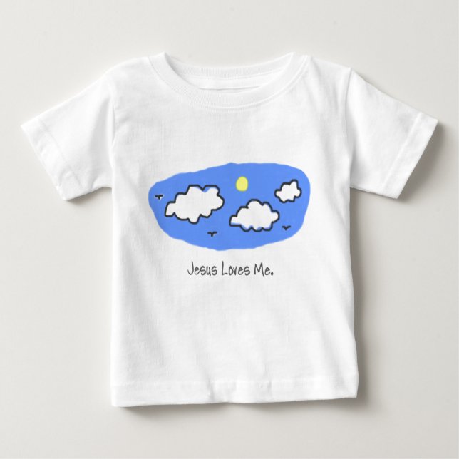 T-shirt Pour Bébé Manche longue Ciel Onze (Devant)