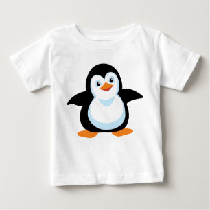 T-shirt Pour Bébé manchot de dessin animé