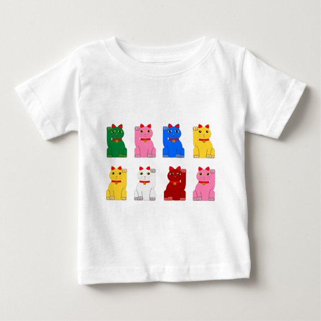 T-shirt Pour Bébé maneki neko (Devant)