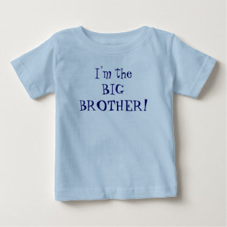 T-shirt Pour Bébé Mang4 Je suis le GRAND FRÈRE !