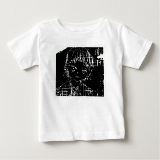 T-shirt Pour Bébé manga d'anime projet quotidien noir