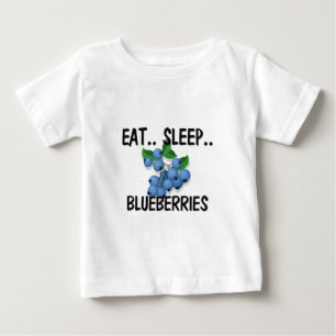 T-shirt Pour Bébé Mangez les MYRTILLES de sommeil