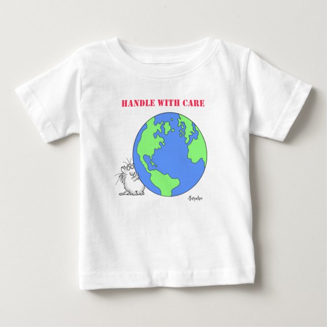 T-shirt Pour Bébé MANIÈRE AVEC SOIN Boynton Cat (Devant)