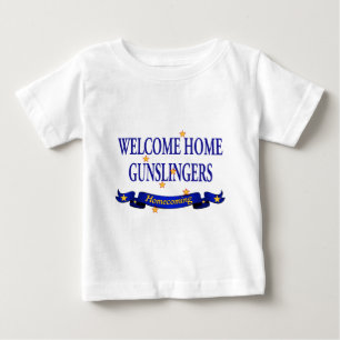 T-shirt Pour Bébé Manieurs de pistolet à la maison bienvenus