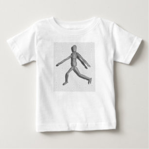 T-shirt Pour Bébé Mannequin humain en bois