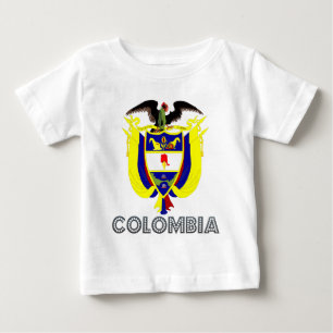 T-shirt Pour Bébé Manteau de la Colombie des bras
