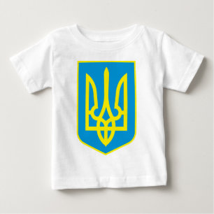 T-shirt Pour Bébé Manteau de l'Ukraine de détail de bras