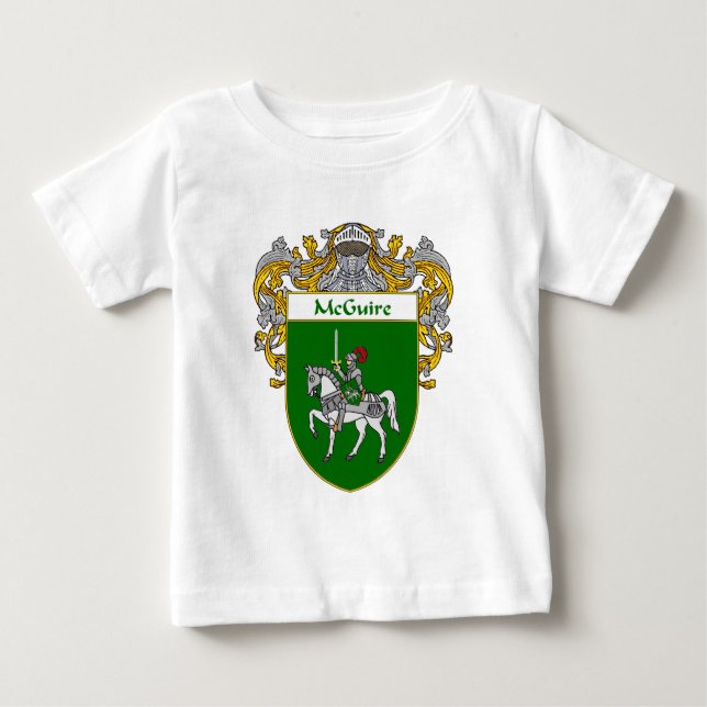 T-shirt Pour Bébé Manteau de McGuire des bras (enveloppés) (Devant)