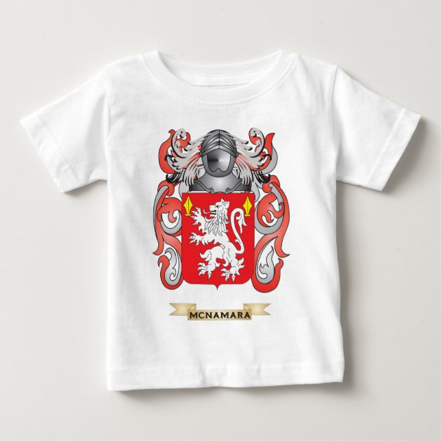 T-shirt Pour Bébé Manteau de McNamara des bras (crête de famille) (Devant)