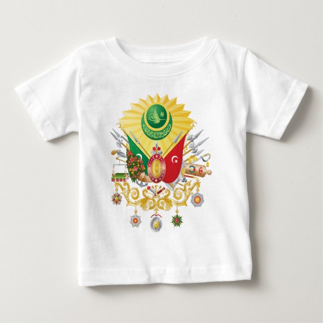 T-shirt Pour Bébé Manteau d'empire de tabouret des bras (Devant)