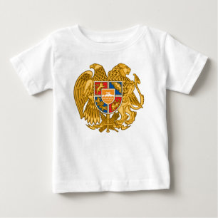 T-shirt Pour Bébé Manteau des bras de l'Arménie - emblème arménien