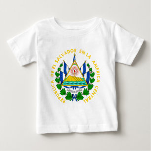 T-shirt Pour Bébé Manteau du Salvador des bras