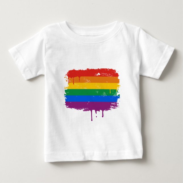 T-shirt Pour Bébé Marchandises de gay pride (Devant)