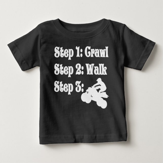 T-shirt Pour Bébé Marche à couteaux VTT (Devant)
