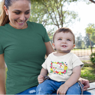 T-shirt Pour Bébé Marché des fermiers cultivés localement Anniversai