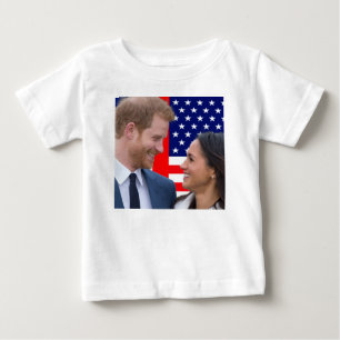 T-shirt Pour Bébé Mariage royal Harry et Meghan