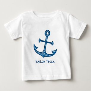 T-shirt Pour Bébé marin oh mon marin