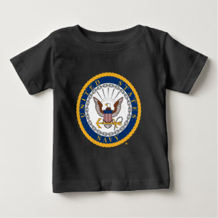 T-shirt Pour Bébé Marine américaine   Emblème de la marine