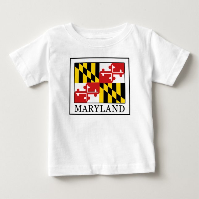T-shirt Pour Bébé Maryland (Devant)