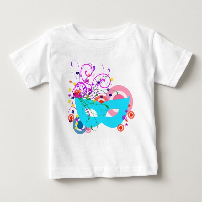 T-shirt Pour Bébé Masque Purim (Devant)
