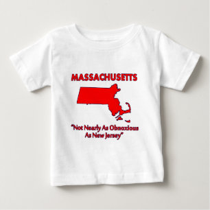 T-shirt Pour Bébé Massachusetts - Pas aussi odieux que le New Jersey