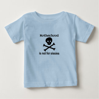 T-shirt Pour Bébé Maternité pas pour des poules mouillées !