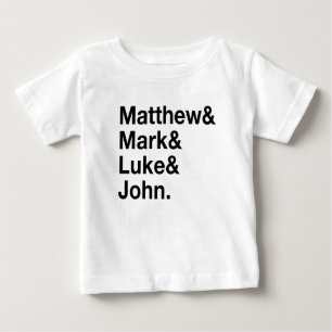 T-shirt Pour Bébé Matthew et marque et Luc et John